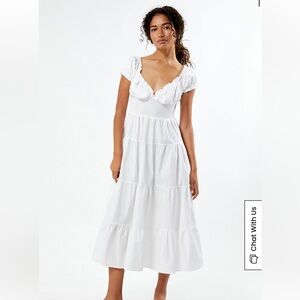 WeWoreWhat White Smocked Dress